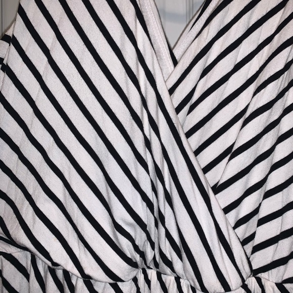 Bebe High/Low Deep-V Midi Dress - Picture 7 of 8